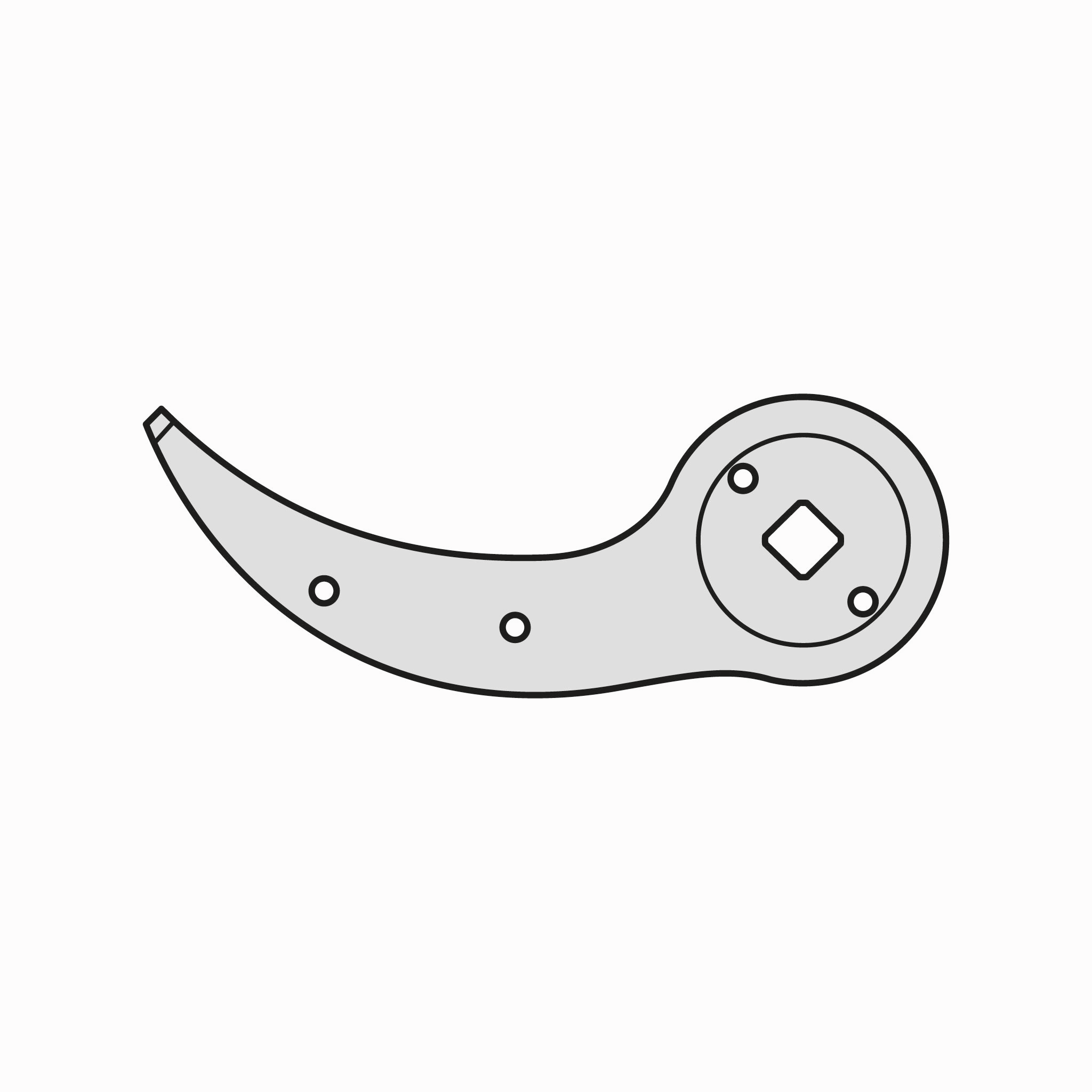 Contrahoja Felco 2/4