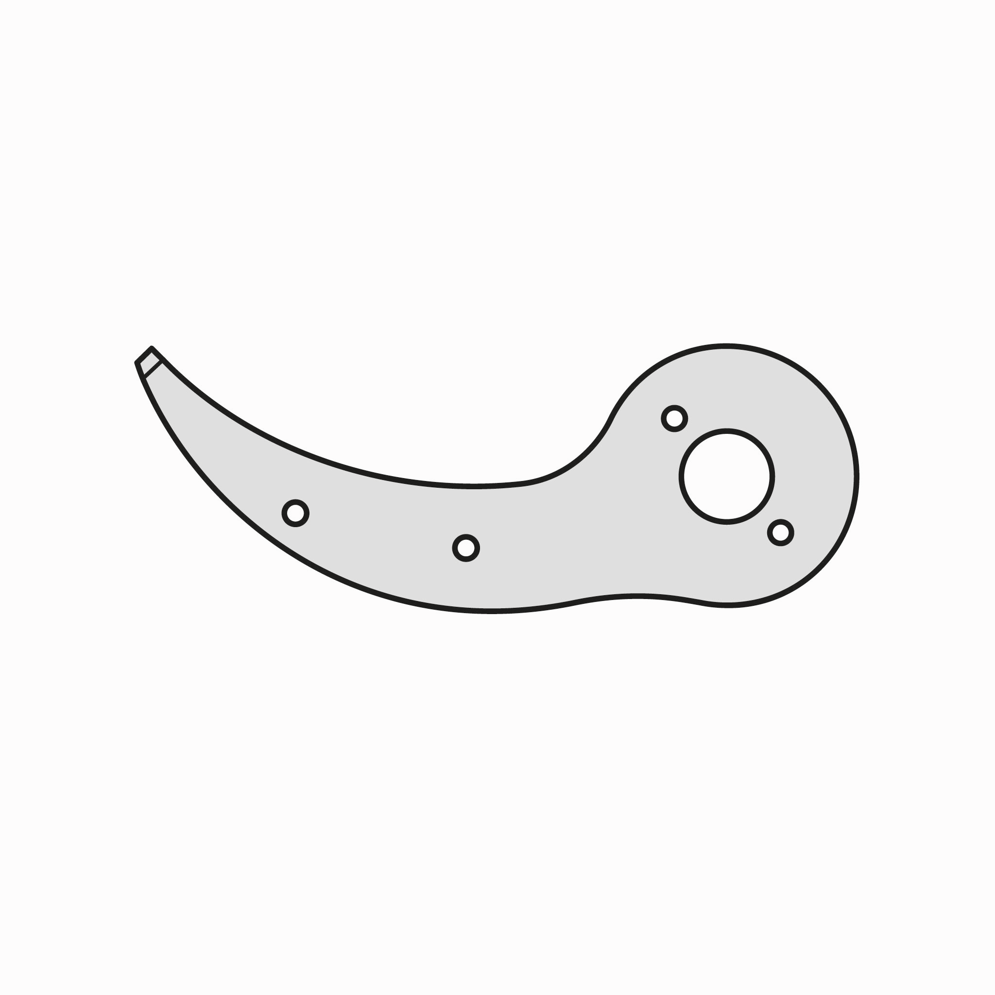 Contrahoja Felco 4/4