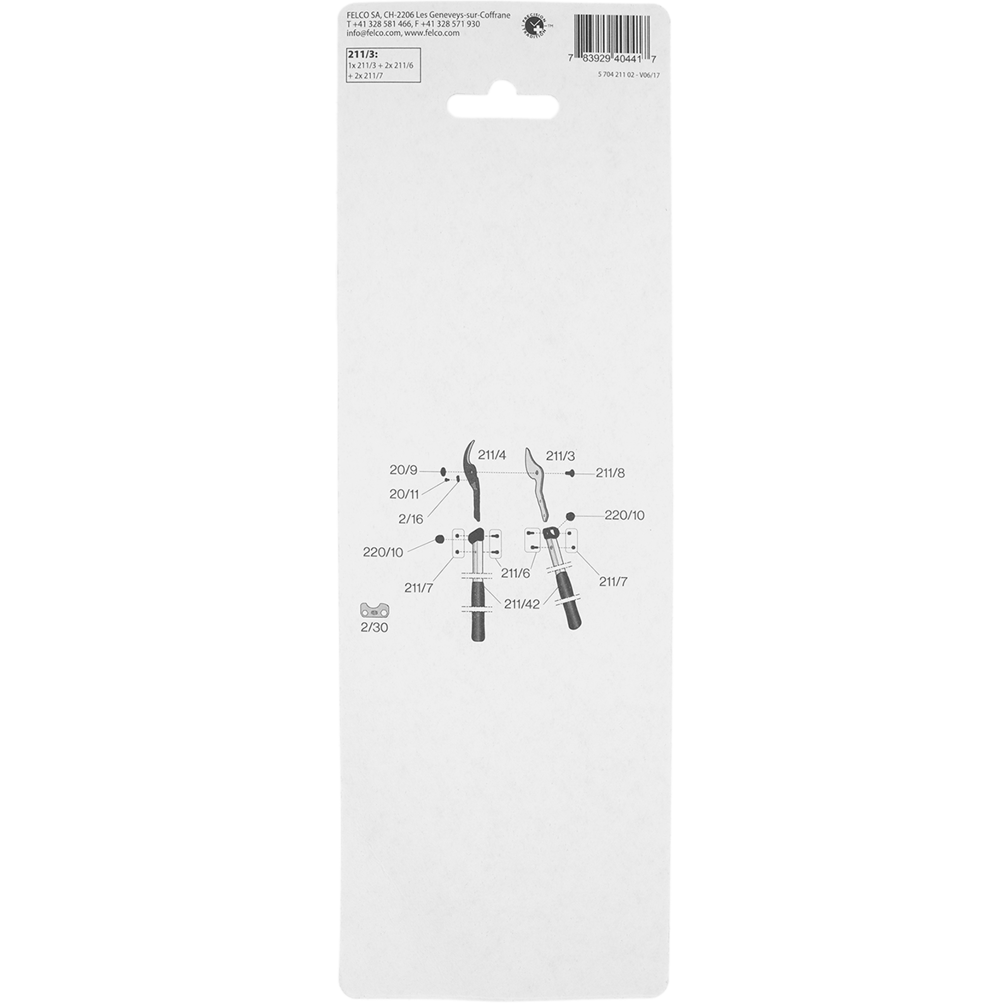 Hoja para tijerón Felco 211