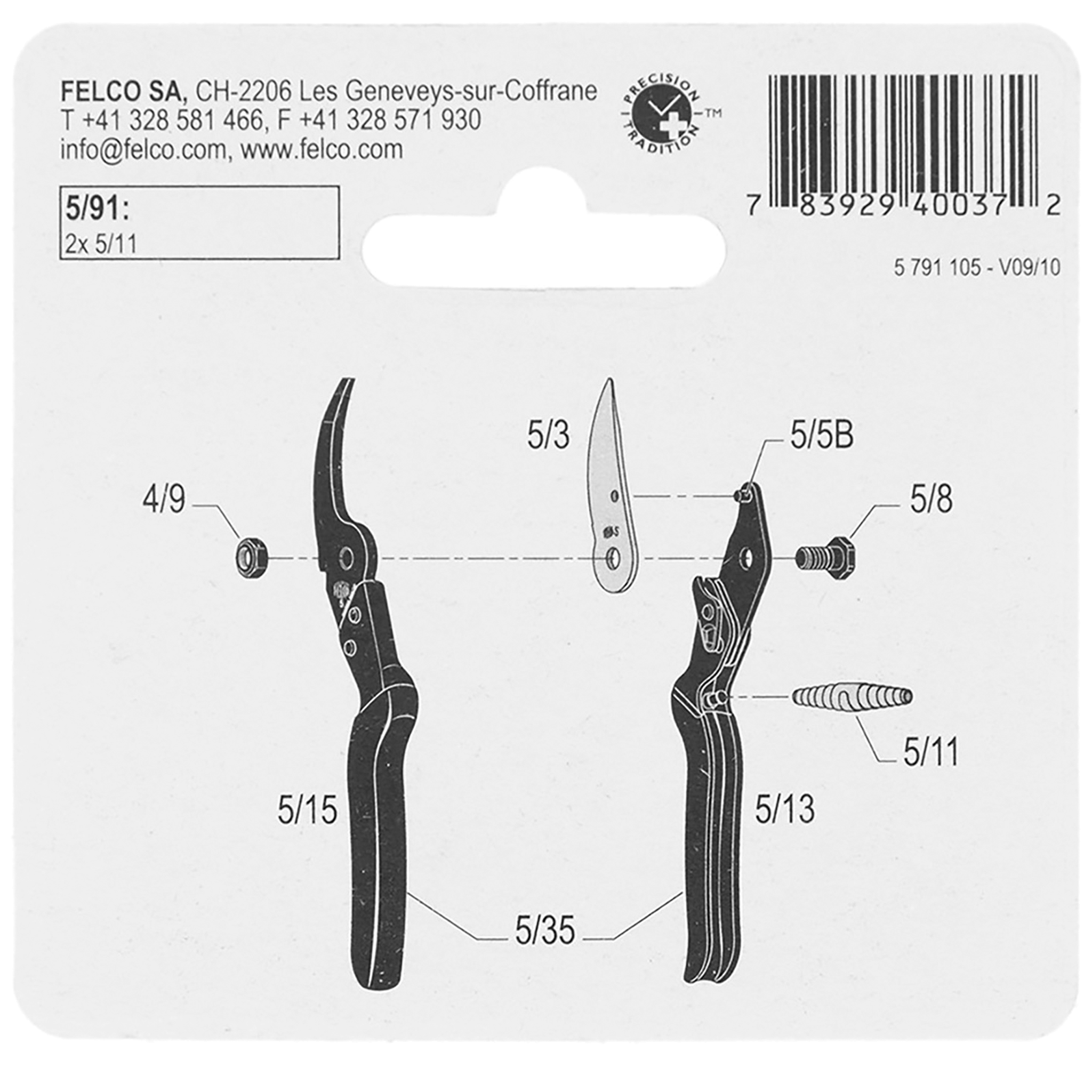 Juego gusanos para Felco 5