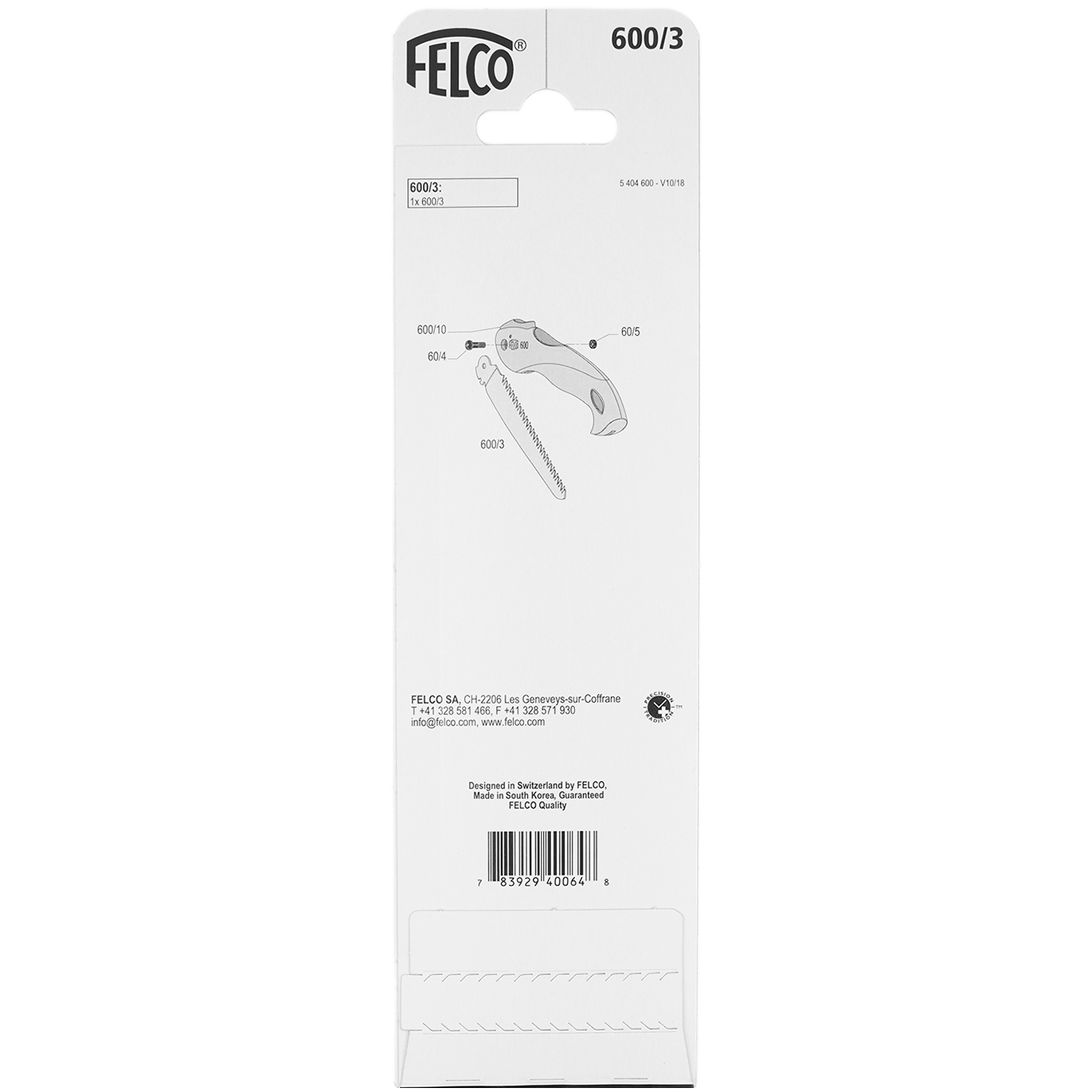 Hoja de repuesto para Felco 600
