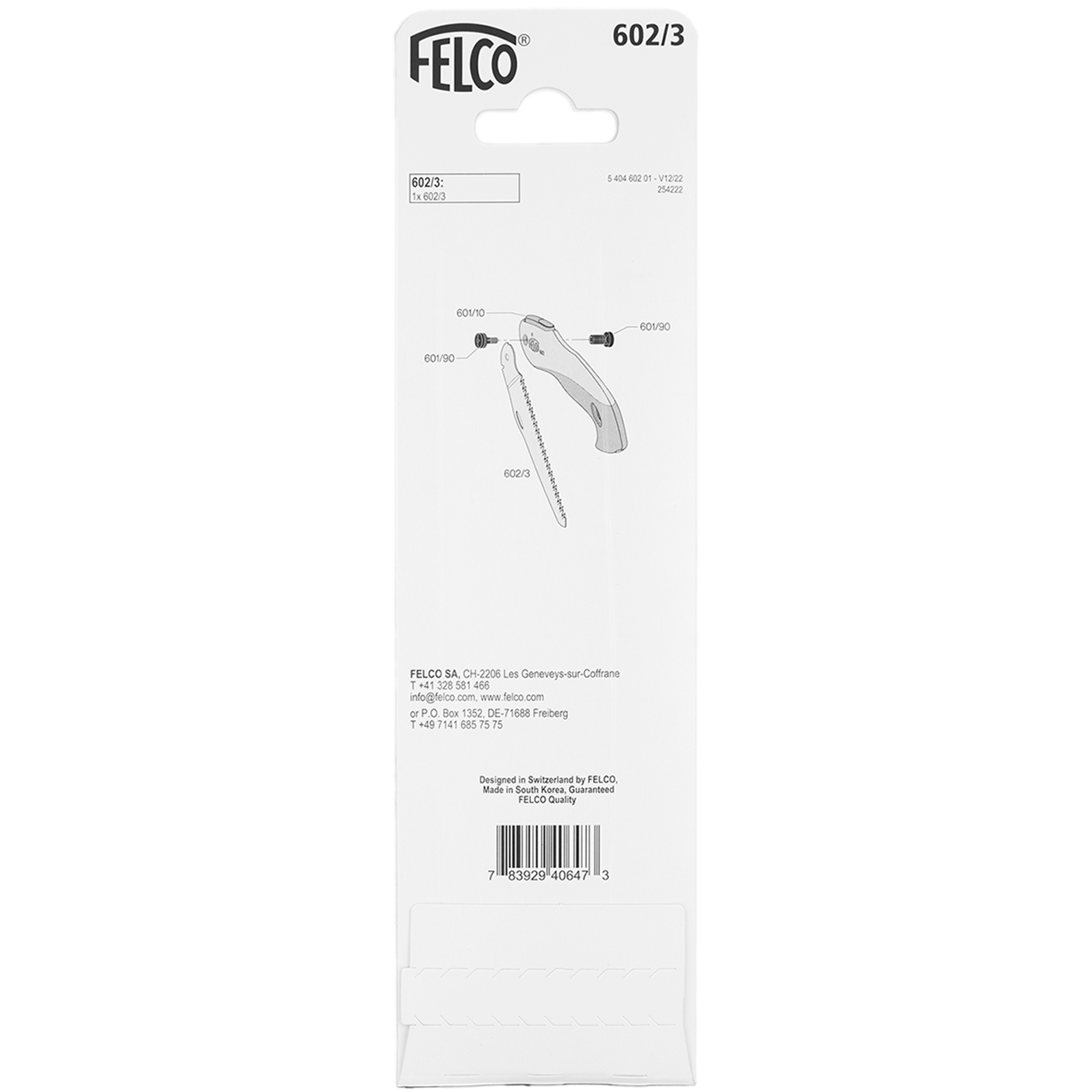 Hoja de repuesto para Felco 602