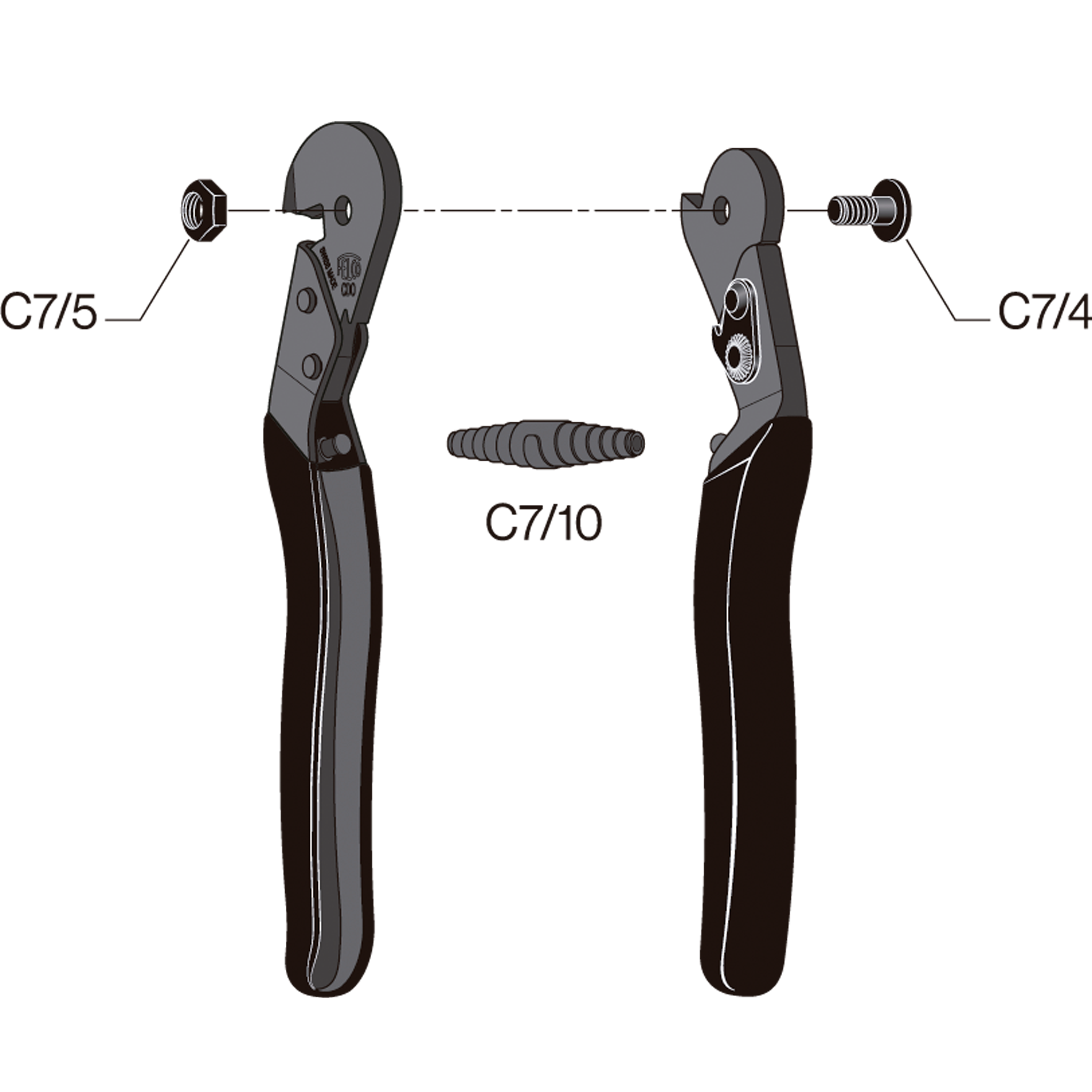 Cizalla para alambre de púas Felco CDO